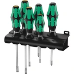 Wera 334/355/6 Rack dielňa súprava skrutkovačov 6-dielna plochý, krížový PZ Wera 334/355/6 Rack dielňa súprava skrutkovačov 6-dielna plochý, krížový PZ