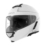 Moto přilba SENA Impulse s integrovaným Mesh headsetem Shine White  lesklá bílá  XL (61-62)