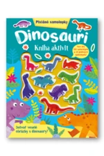 Plstěné samolepky - Dinosauři - kniha aktivit