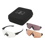 Strelecké okuliare Tombstone Array SI Oakley®, 3 sklá – TR22 + TR45 + číre, Čierna (Farba: Čierna, Šošovky: TR22 + TR45 + číre)