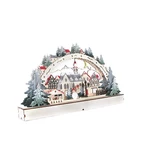 LED Lights Christmas Village Christmas Birthday Gifts Christmas Decorations for Home Ornaments Gift Kids Toys