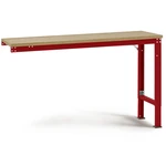 Manuflex AU8135.3003 Špeciálny prídavný pracovný stôl UNIVERSAL s doskou multiplex, š xhxv = 2000 x 1200 x 722-1022 mm