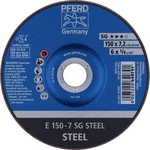 PFERD 62215726 E 150-7 SG STEEL brúsny kotúč lomený  150 mm 22.23 mm 10 ks