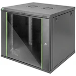 Digitus DN-19 09U-6/6-EC-SW 19" nástenná rozvodná skriňa (š x v x h) 600 x 505 x 600 mm 9 U čierna, čierna (matná), čier