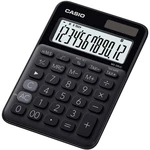 Casio MS-20UC-BK stolná kalkulačka čierna Displej (počet miest): 12 solárny pohon, na batérie (š x v x h) 105 x 23 x 149