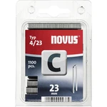 Úzka zadná spona - typ 4 1100 ks Novus 105106300 Rozmery (d x š) 23 mm x 6 mm
