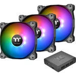 Thermaltake Pure Plus RGB 12 TT Premium Edition 3 Pack PC vetrák s krytom čierna, RGB (š x v x h) 120 x 120 x 25 mm vrát