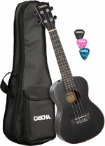 Cascha HH 2300L Koncertní ukulele Black