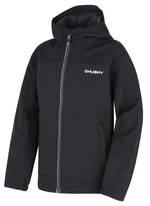 Husky Simbo K 112-116, black Dětská softshell bunda