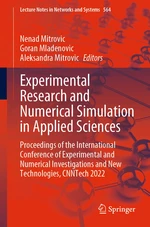 Experimental Research and Numerical Simulation in Applied Sciences