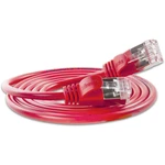 Slim Wirewin PKW-LIGHT-STP-K6 3.0 RT RJ45 sieťové káble, prepojovacie káble CAT 6 U/FTP 3.00 m červená  1 ks