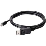 DisplayPort kabel club3D [1x mini DisplayPort zástrčka - 1x zástrčka DisplayPort] černá 2.00 m