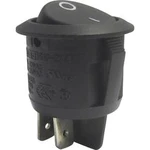 Kolébkový spínač s aretací TRU COMPONENTS TC-R13-244A-02 BLACK, 250 V/AC, 10 A, 2x vyp/zap, N/A, 1 ks