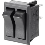 Kolébkový spínač s aretací TRU COMPONENTS TC-R13-90PAA-01, 250 V/AC, 10 A, 2x vyp/zap, N/A, 1 ks