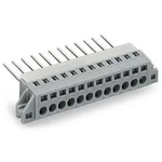 Pružinová svorkovnice WAGO 731-140/048-000, 2.50 mm², Pólů 10, šedá, 10 ks