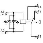 Reléový modul WAGO 789-1544, 230 V/AC, 12 A, 1 přepínací kontakt