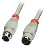 PS/2 prodlužovací kabel klávesnice / myš LINDY 33465, 10.00 m, šedá