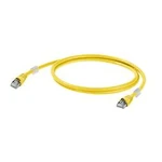 Síťový kabel RJ45 Weidmüller 1251580005, CAT 6A, S/FTP, 0.50 m, žlutá