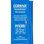 Sada jehlových pilníků CORRADI 160 mm švýcarské síto 2 v PVC svinovací brašně PFERD 266/16 160 H 2 12314084 160