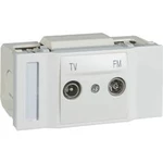 Parapetní lišta zásuvka TV/FM (š x v x h) 100 x 50 x 53 mm Schneider Electric INS66760 1 ks bílá