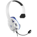 Turtle Beach Recon Chat herní headset na kabel přes uši, jack 3,5 mm, bílá, modrá, černá