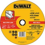 Dewalt DT43919-QZ Řezný kotouč kovové 230 x 6,3mm Ø 1 ks
