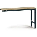 Manuflex AU8125.7016 Pracovní Přístavný stůl univerzální speciální s multiplex deska, Šxhxv = 2000 x 1000 x 722-1022 mm