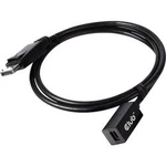 DisplayPort kabel club3D [1x zástrčka DisplayPort - 1x mini DisplaPort zásuvka] černá 1.00 m
