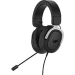 Asus TUF H3 herní headset na kabel přes uši, jack 3,5 mm, černá, stříbrná