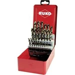 Sada spirálových vrtáku do kovu RUKO 215215, HSSE-Co 5, 1 sada