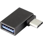 Adaptér USB 3.0 Renkforce [1x USB-C™ zástrčka - 1x USB 3.1 zásuvka A ] černá s funkcí OTG