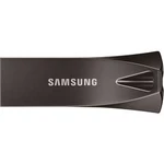 USB flash disk Samsung BAR Plus MUF-128BE4/APC, 128 GB, USB 3.2 Gen 2 (USB 3.1), titanová šedá