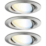 LED vestavné svítidlo Paulmann 92962, 18 W, N/A, železo (kartáčované)