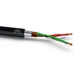 Kabel pro požární hlásiče A-2YF(L)2Y VOKA Kabelwerk 10972900 10972900, 20 x 2 x 0.60 mm², černá (RAL 9005), 100 m