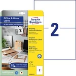 Avery-Zweckform LR3655-10 etikety 210 x 148 mm recyklovaný papír bílá 20 ks permanentní univerzální etikety 10 Blatt A4