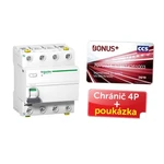 Proudový chránič Schneider Electric Acti9 iID 4P 40A 30mA AC + poukázka A9Z11440P