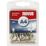 Slepý nýt Novus 045-0024, (Ø x d) 4 mm x 8 mm, hliník, 30 ks