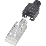 Konektor RJ45 Hirose Electronic TM 11, zástrčka rovná, 1 ks, černá