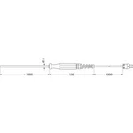 Teplotní čidlo Greisinger GTF 1000 AL, typ K, -200 až +1000 °C, 114330, kalibrováno dle ISO