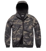 Bunda softshellová  Ashore Vintage Industries® – Black Camo  (Barva: Black Camo , Velikost: S)