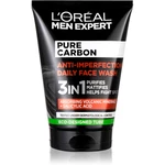 L’Oréal Paris Men Expert Pure Carbon čistiaci gél 3 v 1 proti nedokonalostiam pleti 100