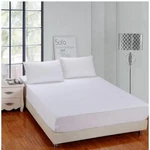 Trivd Mattress Cover Waterproof Bamboo Mattress Protector Cotton Soft Fitted Cover King Size 180 x 200 cm