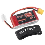 GARTPOT 7.4V 1500mAh 50C 2S XT60 Plug Lipo Battery for RC Racing Drone