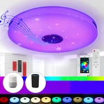 30cm 220V LED Ceiling Light RGB bluetooth Music Dimmable Lamp APP Remote Control Decoration Home