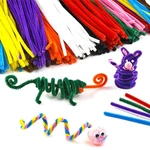 100pcs Multicolour Fleece Handmade Diy Art Crafts Material Kids Creativity Handicraft Children Toys