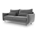 Svetlosivá rozkladacia pohovka s úložným priestorom Cosmopolitan Design Vermont Svetlosivá rozkladacia pohovka s úložným priestorom Cosmopolitan Design Vermont