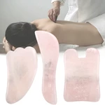 Natural Gua Sha Guasha Facial Scraping Manual Massage Tool Quartz Jade Board Massager
