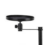 NAMEIKE Projector Round Tray Tripod Stand Accessory Tray for Home Projector Theater Placement 3/8 Screw 1/4 Screw Univer
