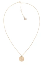 Tommy Hilfiger Elegantní bronzový náhrdelník s přívěskem 2780591