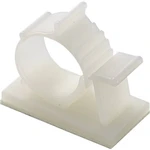TRU COMPONENTS  úchytka samolepiaci 543200 Priemer káblového zväzku (rozsah) 11 do 13.50 mm   prírodná 1 ks